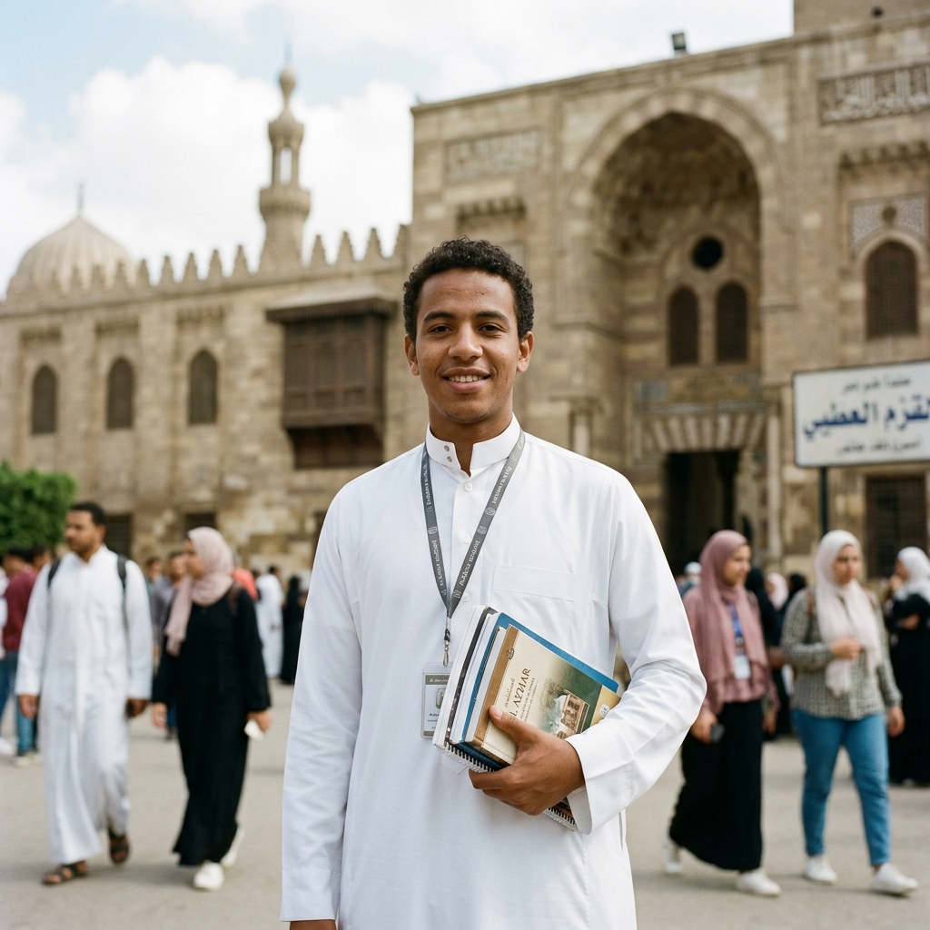 Male Azhari Student in Cairo